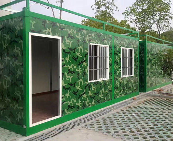 绿色集装箱活动房展厅(绿色集装箱活动房展厅图片)